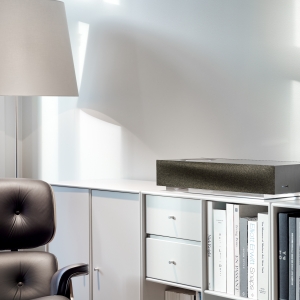 Naim Audio muso zwart woonkamer